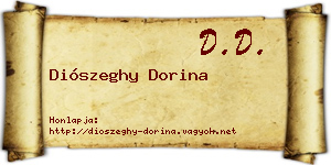 Diószeghy Dorina névjegykártya